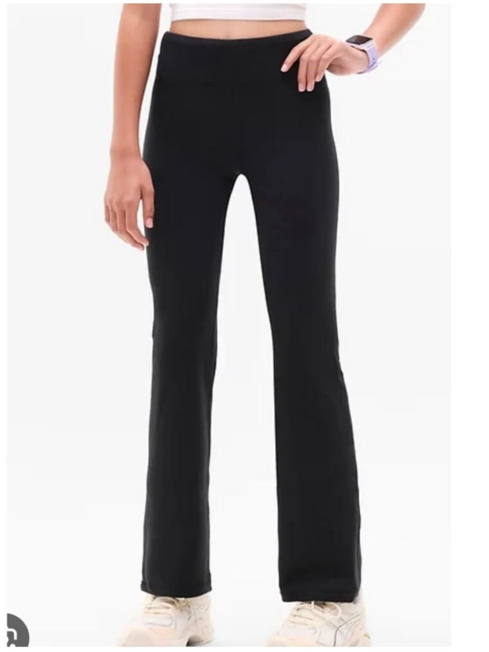 Athleta Girl All Day Black Flare Size M/8-10
